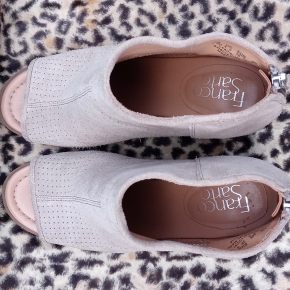 Franco Sarto Peep Toe Bootie - Picture 6 of 8